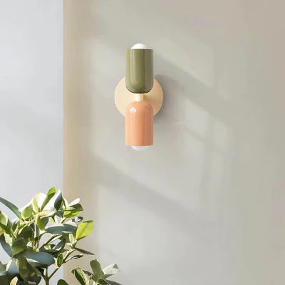 Lampe - NordicLEDWall™ - Vert & Rose