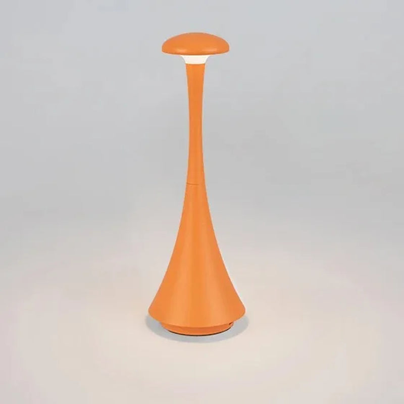 Ggbingo Mushroom Table Lamp, USB-C Rechargeable Wireless Touch Creative Night Light for Hotel, Bedroom & Home Atmosphere