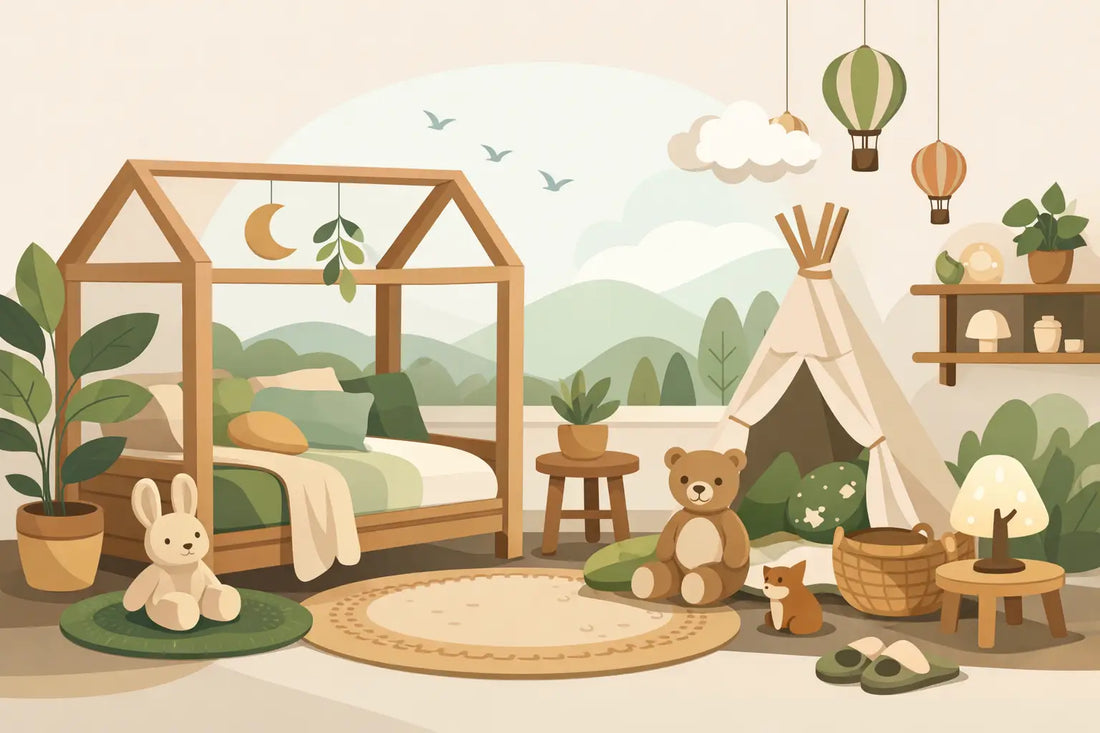 Décoration chambre enfant nature: idées cosy