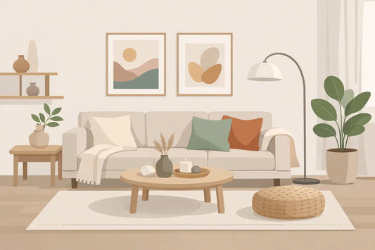 Comment décorer un salon cosy sans le surcharger