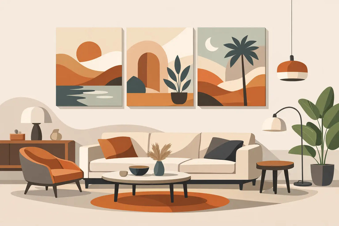 Canvas mural salon moderne - bien le choisir