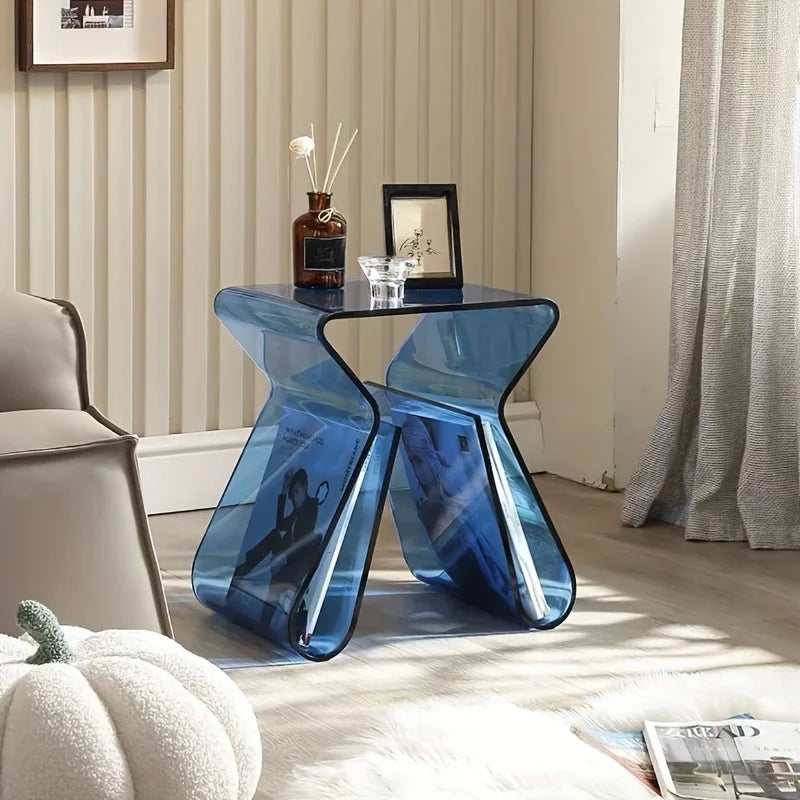 table basse d appoint en acrylique design & couleur varier
