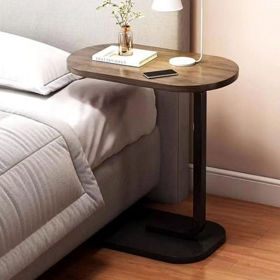 Table d'Appoint - C-shapedSideTable™ - Marron&Blanc