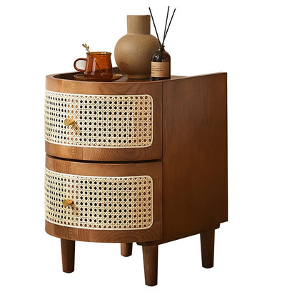 table  basse d appoint en rotin de style Japonais