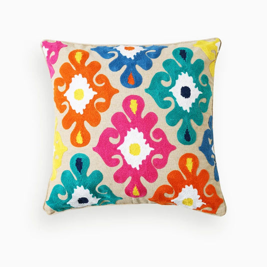 Boho Ethnic Style Sofa Decorative Pillows Covers Lengthen Flower Embroidered Cushion 60*30 for Bedroom Sofa Chair Lumbar Pillow