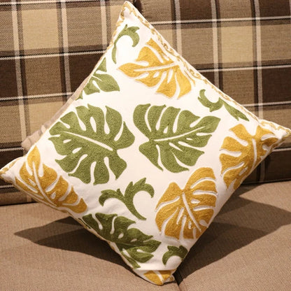 Pastoral Retro Embroidered Cushion Cover, Home Decor,Throw Pillow Cover,Nordic Style,Sofa,Living Room Cotton Pillowcases,45X45Cm