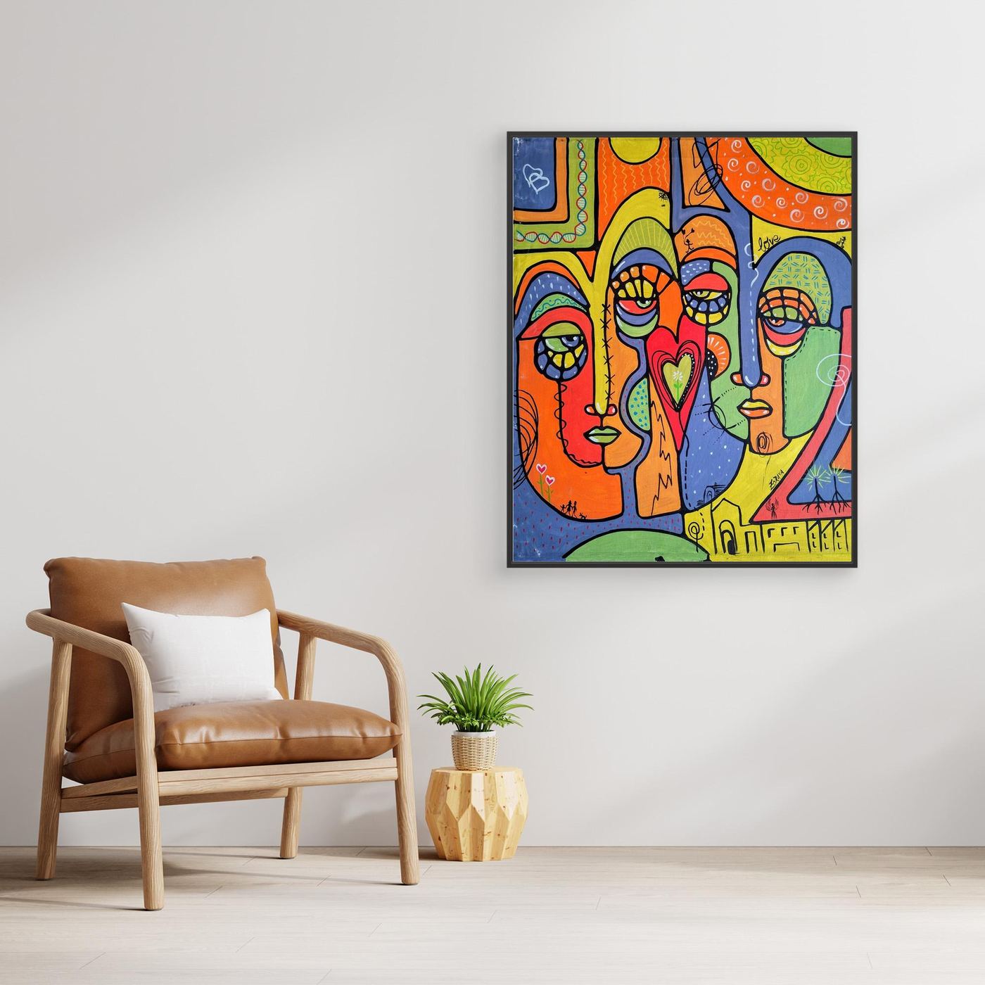 Caras multiples abstract 