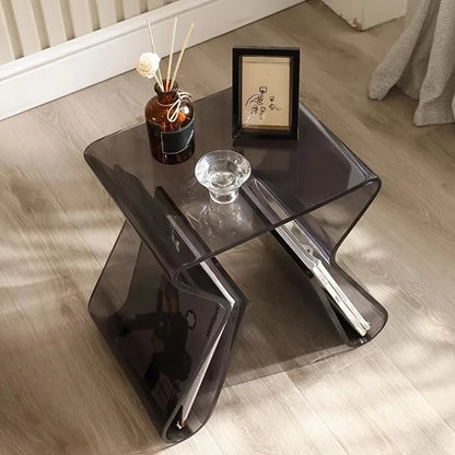 table basse d appoint en acrylique design & couleur varier