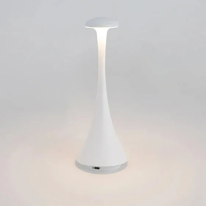 Ggbingo Mushroom Table Lamp, USB-C Rechargeable Wireless Touch Creative Night Light for Hotel, Bedroom & Home Atmosphere