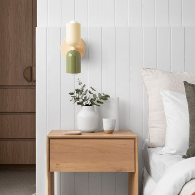 Lampe - NordicLEDWall™ - Vert & Beige