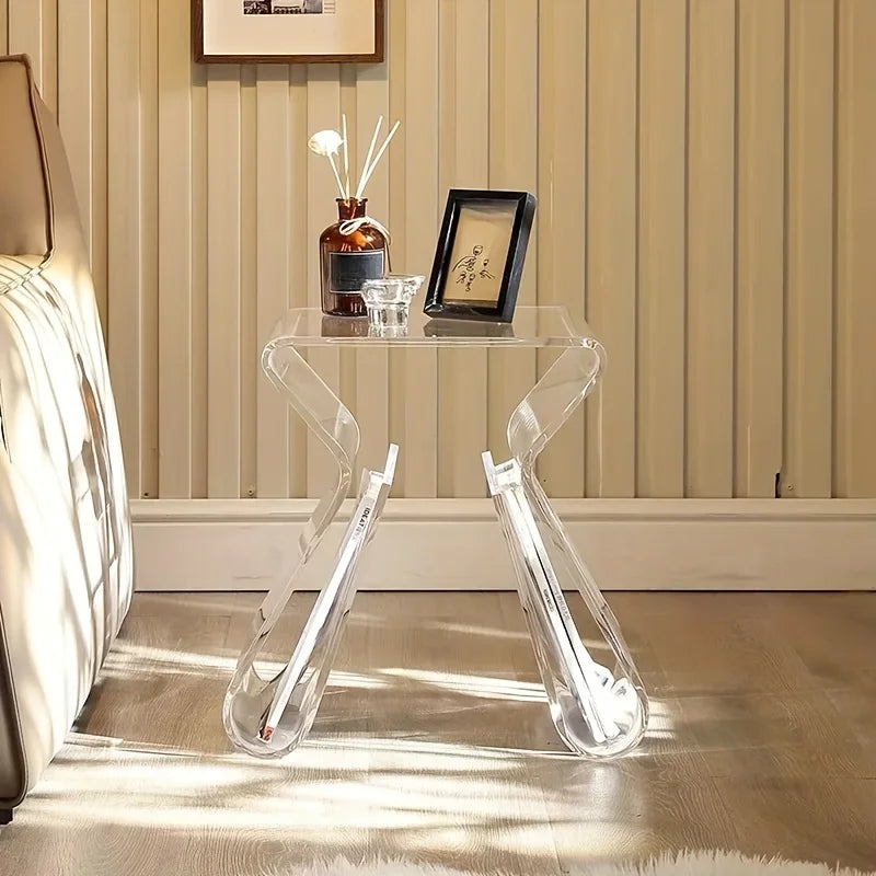 table basse d appoint en acrylique design & couleur varier