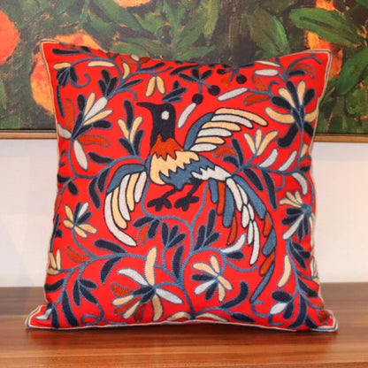 Pastoral Retro Embroidered Cushion Cover, Home Decor,Throw Pillow Cover,Nordic Style,Sofa,Living Room Cotton Pillowcases,45X45Cm