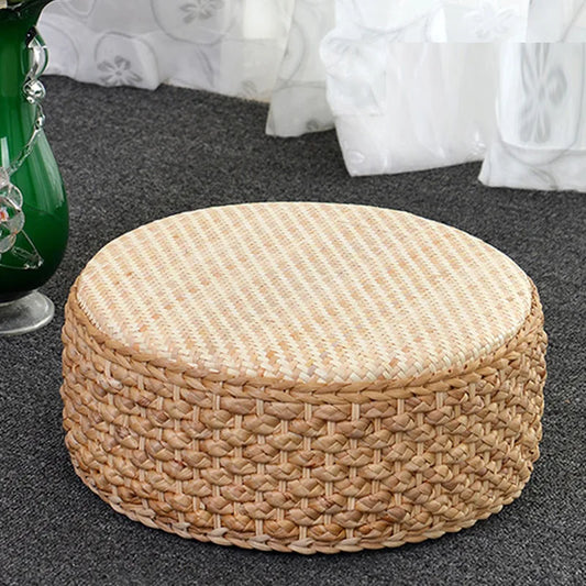 table basse d appoint en rotin style Tatami Japonais