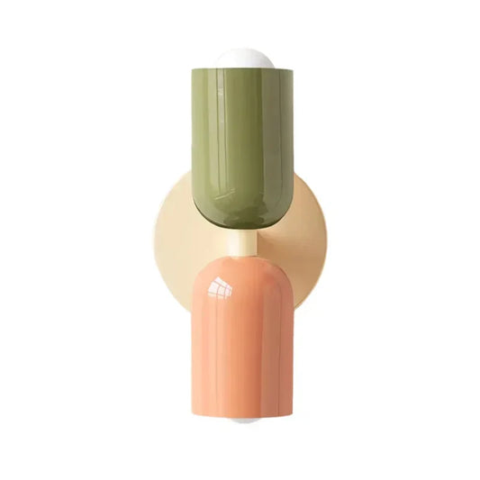 Lampe - NordicLEDWall™ - Vert & Rose