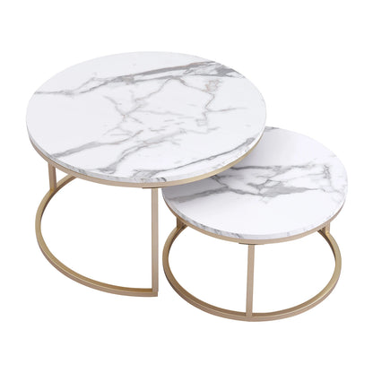 table basse d appoint duo (2) ronde