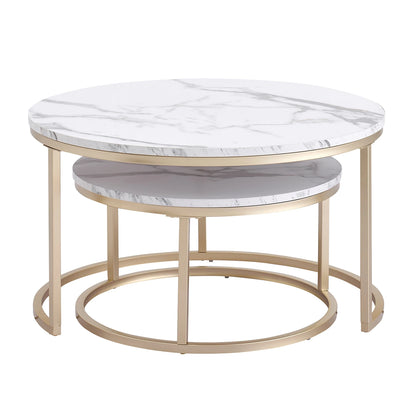 table basse d appoint duo (2) ronde