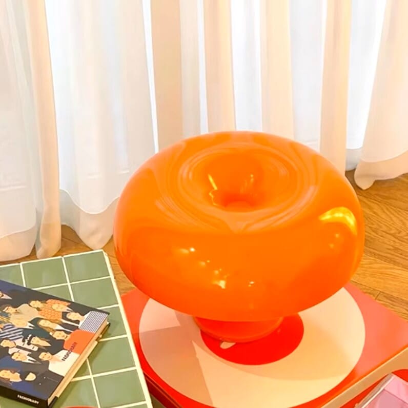 Lampe de Table - MinimalistMushroomTableLamp™ - Rouge