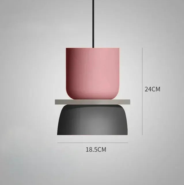 New Modern Pendant Lamp Led Nordic Hanging Suspension Bedside Living Bedroom Study Bar Dining Room Lighting Macaron Decor Lights