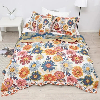 Nordic Throw Blankets Cotton Gauze Bedroom Leisure Bedspread on the Bed Boho Decor Sofa Blanket Sheet Double Cooling Quilt Thin