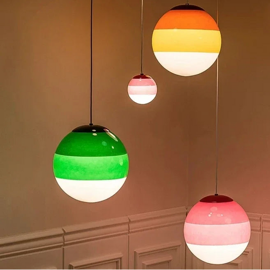 Lampe suspendu design colore