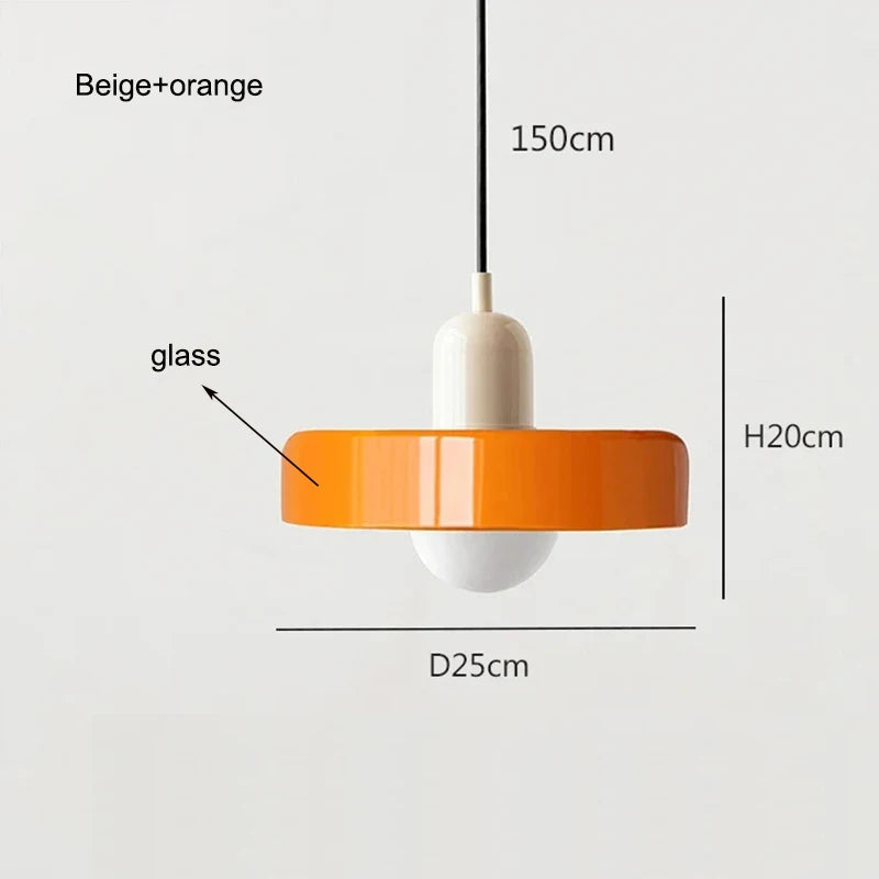 Nordic Retro Glass Chandelier Living Room Dining Room Bedroom Kitchenmodern Lighting Decoration Retro Lighting Fixture E27LED