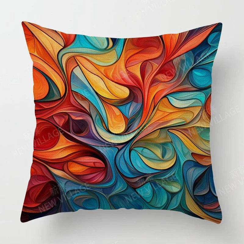 authentic multi-color cushion cover