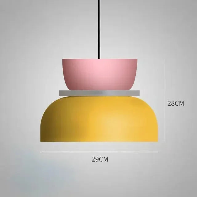 New Modern Pendant Lamp Led Nordic Hanging Suspension Bedside Living Bedroom Study Bar Dining Room Lighting Macaron Decor Lights