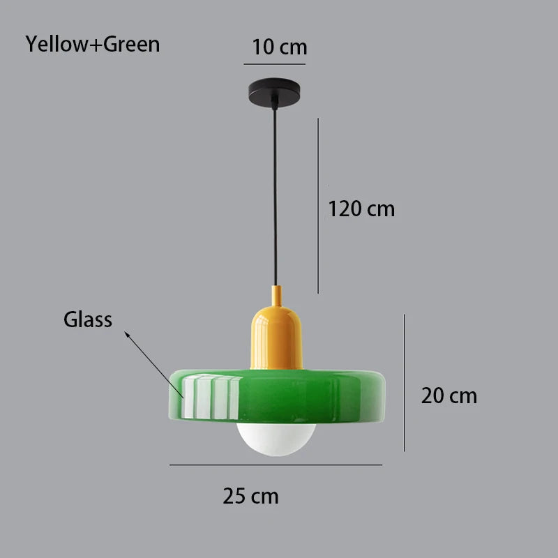 Nordic Retro Glass Chandelier Living Room Dining Room Bedroom Kitchenmodern Lighting Decoration Retro Lighting Fixture E27LED