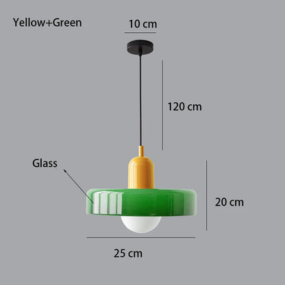 Nordic Retro Glass Chandelier Living Room Dining Room Bedroom Kitchenmodern Lighting Decoration Retro Lighting Fixture E27LED