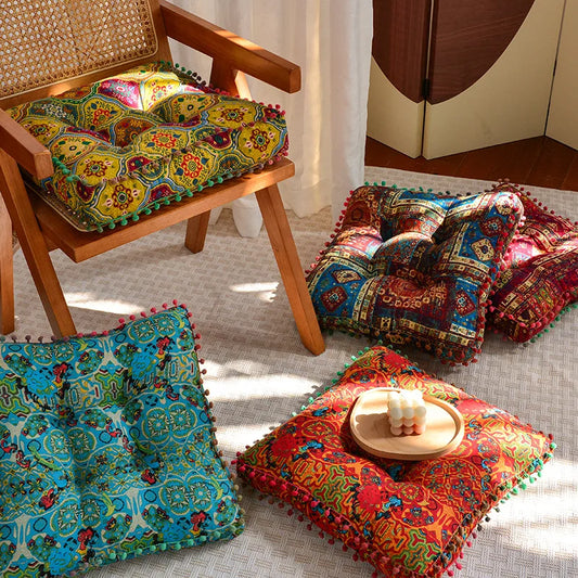 coussin style marocain bohemian