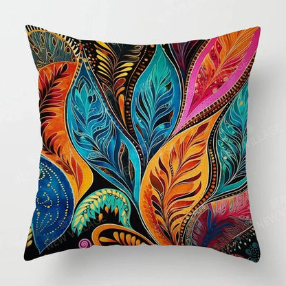 authentic multi-color cushion cover