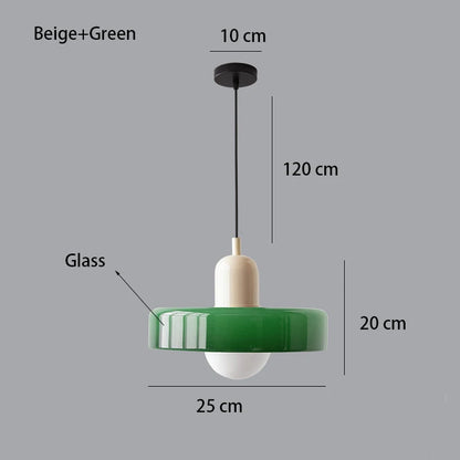 Nordic Retro Glass Chandelier Living Room Dining Room Bedroom Kitchenmodern Lighting Decoration Retro Lighting Fixture E27LED