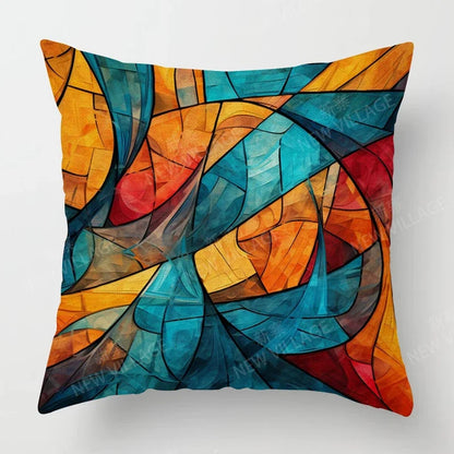 authentic multi-color cushion cover