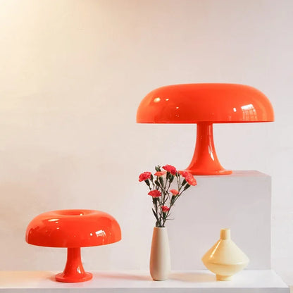 Lampe de Table - MinimalistMushroomTableLamp™ - Rouge