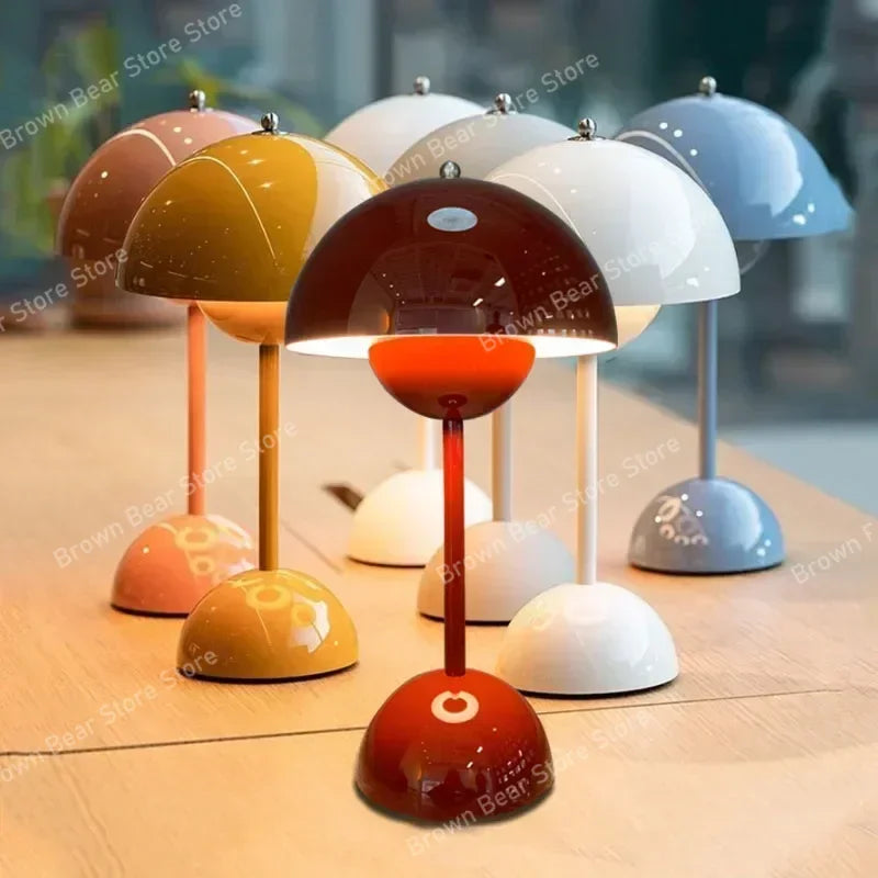 USB Lampe Champignon de Table et bureau couleur varier