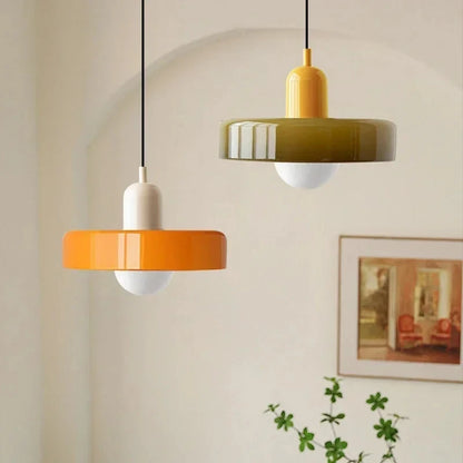 Nordic Retro Glass Chandelier Living Room Dining Room Bedroom Kitchenmodern Lighting Decoration Retro Lighting Fixture E27LED