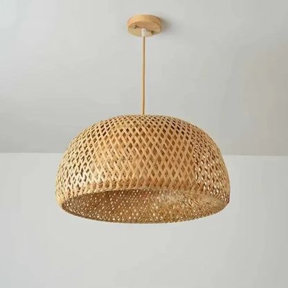 lampe suspendu en rotin