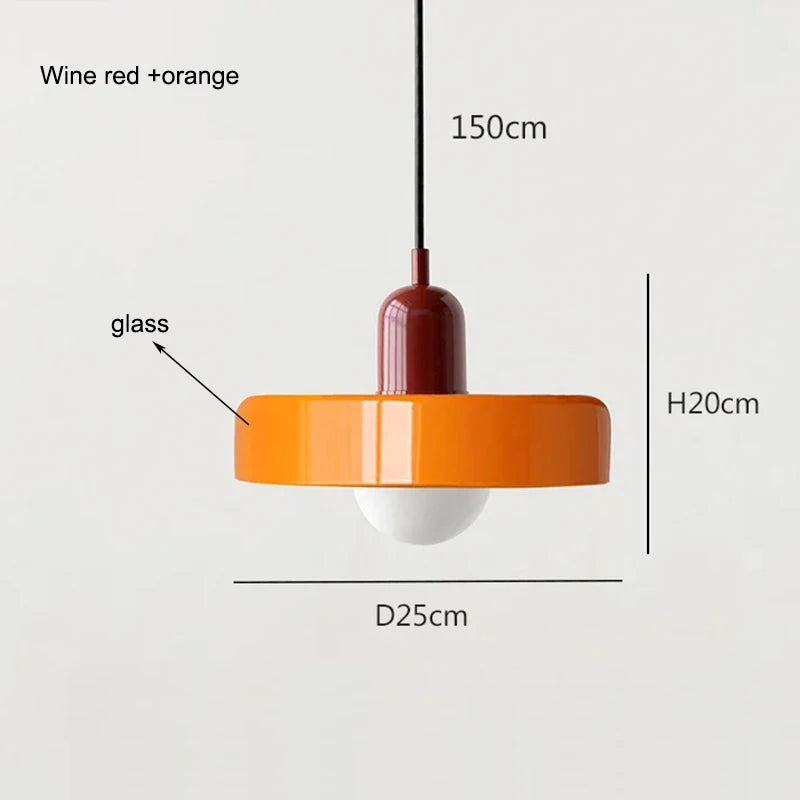Nordic Retro Glass Chandelier Living Room Dining Room Bedroom Kitchenmodern Lighting Decoration Retro Lighting Fixture E27LED