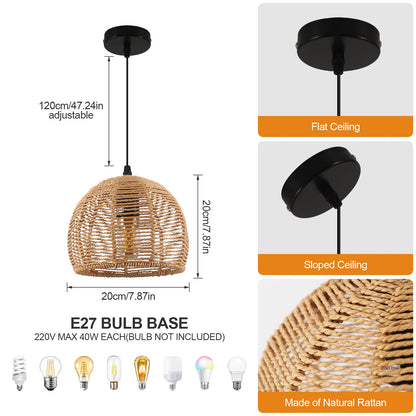 lampe suspendu de style retro