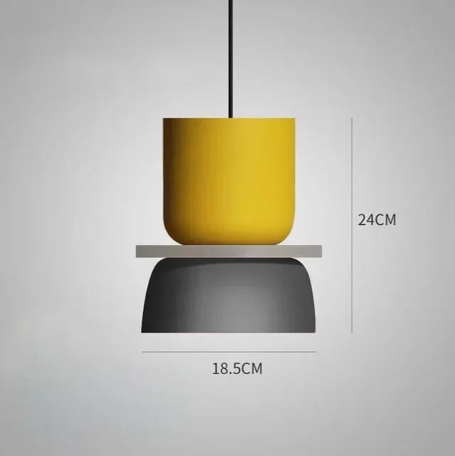 New Modern Pendant Lamp Led Nordic Hanging Suspension Bedside Living Bedroom Study Bar Dining Room Lighting Macaron Decor Lights