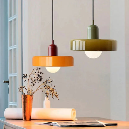 Nordic Retro Glass Chandelier Living Room Dining Room Bedroom Kitchenmodern Lighting Decoration Retro Lighting Fixture E27LED