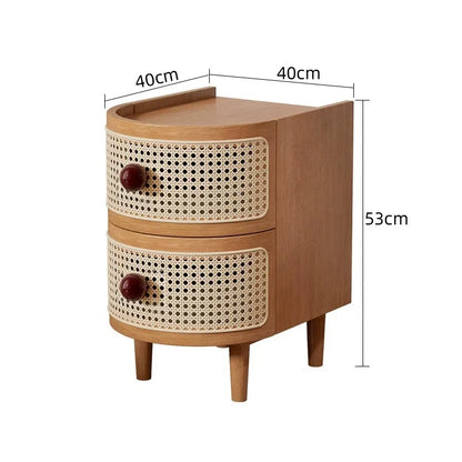 table  basse d appoint en rotin de style Japonais