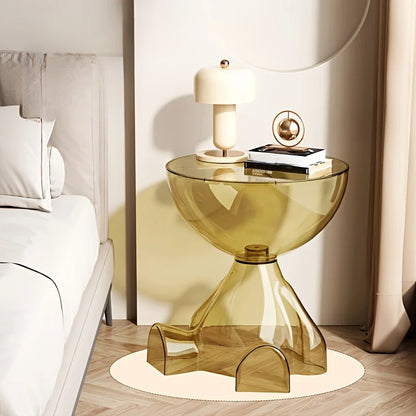 Table basse d appoint en acrylique transparent