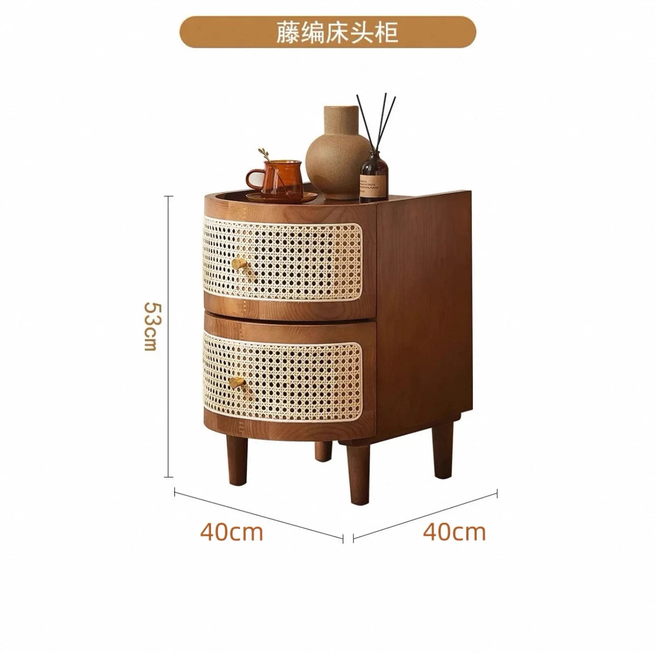 table  basse d appoint en rotin de style Japonais