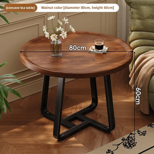 table basse d appoint dessus de bois