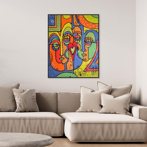 Caras multiples abstract 