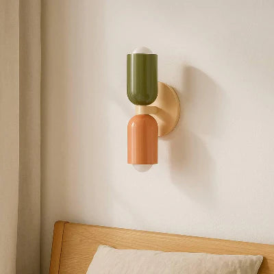Lampe - NordicLEDWall™ - Vert & Rose