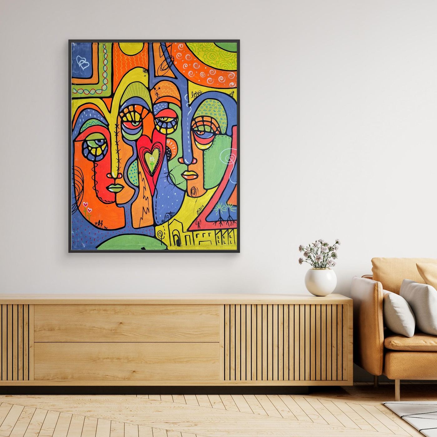 Caras multiples abstract 