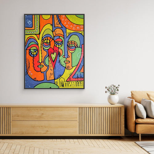 Caras multiples abstract 