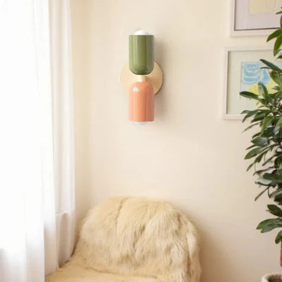 Lampe - NordicLEDWall™ - Vert & Rose